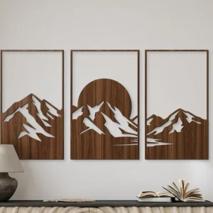 Top-Seller 3-teiliges Bild Berghorizont