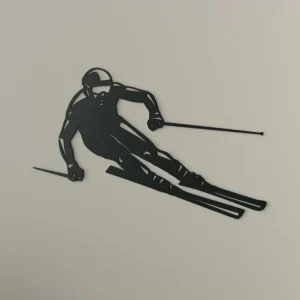 Holzsticker für die Wand SKIFAHRER Meistverkauft
