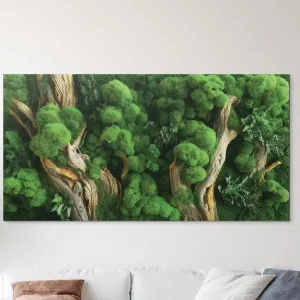 Meistverkauft Moosbild Grüne Frische (UV-Druck)