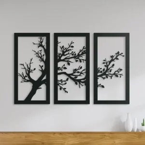 Saisonangebot 3-teiliges Bild BAUM IM WIND