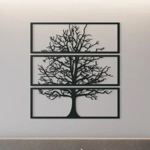 3-teiliges Holzbild BAUM Schnäppchen