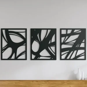 Online Kaufen 3-teiliges Holzbild MODERNE