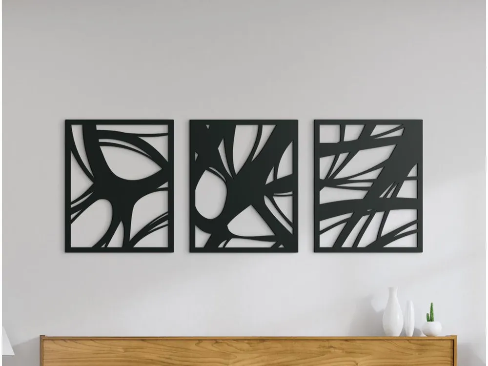 Online Kaufen 3-teiliges Holzbild MODERNE