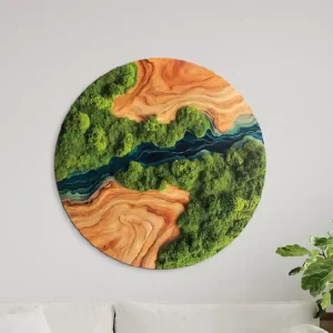 Gedrucktes Moosbild Ausgewogenheit (Imitat) Saisonangebot