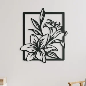 Gratis Versand Holzbild LILIE