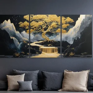 Dreiteiliges Bild des Lebensbaums Sinfonie Jetzt Kaufen