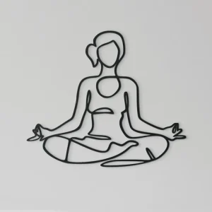 Holzsticker für die Wand MEDITATION Online Kaufen