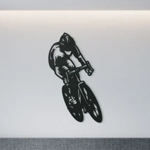 Holzsticker für die Wand RADFAHRER Must-Have