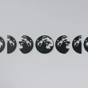 Echt Holzsticker MONDPHASEN