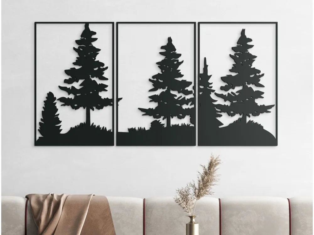 Mehrteiliges Bild WALD Preiswert