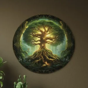 Sonderangebot Runder Lebensbaum Yggdrasil