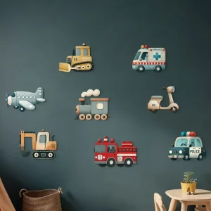 Preisreduziert Set aus Kinderstickern VERKEHRSMITTEL