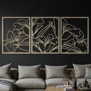 Knallerangebot 3-teiliges Bild Blühende Blumen