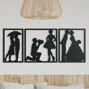 Beliebt 3-teiliges Wandbild ANBETUNG