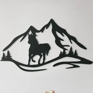 Abverkauf 3D-Sticker TRABENDES PFERD