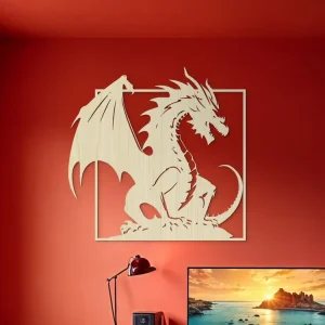 Billig Wandbild GROSSER CHINESISCHER DRACHE
