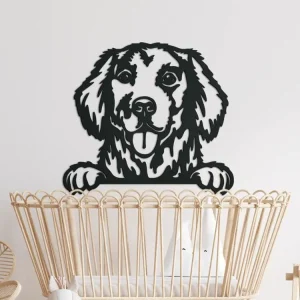 Zertifiziert 3D-Wandsticker GOLDEN RETRIEVER