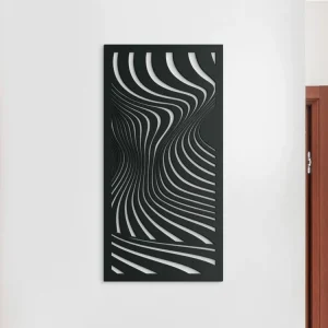 Letzte Chance Abstraktes Holzbild WELLEN