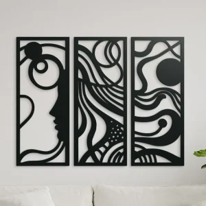 Abstraktes Wandbild WIND IM HAAR Direktkauf