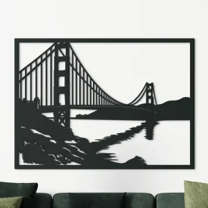 Bild der Golden Gate Bridge in San Francisco Kostenfreie Lieferung