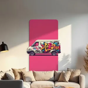 Bild Graffiti-Lieferwagen Preis Gesenkt