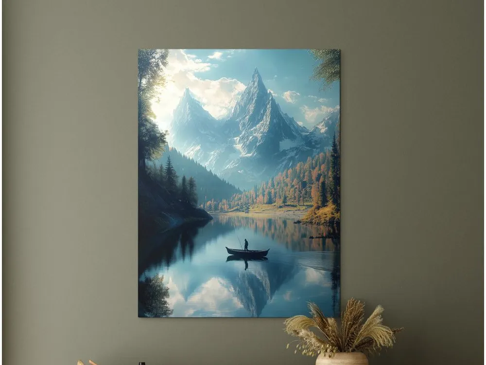 Finale Aktion Bild Herbstfrieden am See