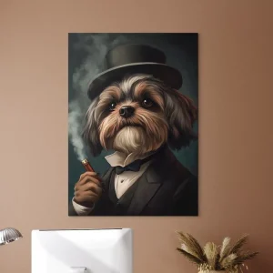 Versand Am Gleichen Tag Bild Herr Shih Tzu mit einem Hut