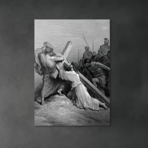 Online Kaufen Bild Jesus stürzt unter dem Kreuz