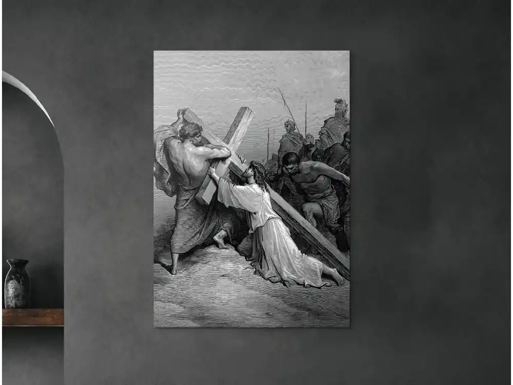 Online Kaufen Bild Jesus stürzt unter dem Kreuz