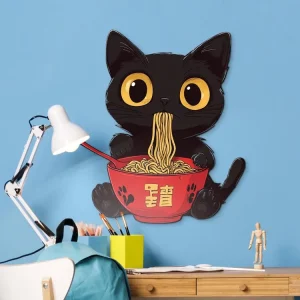 Neue Ware Bild Katze und eine Schale Glück