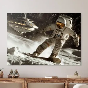 Must-Have Bild Kosmische Fahrt eines Astronauten