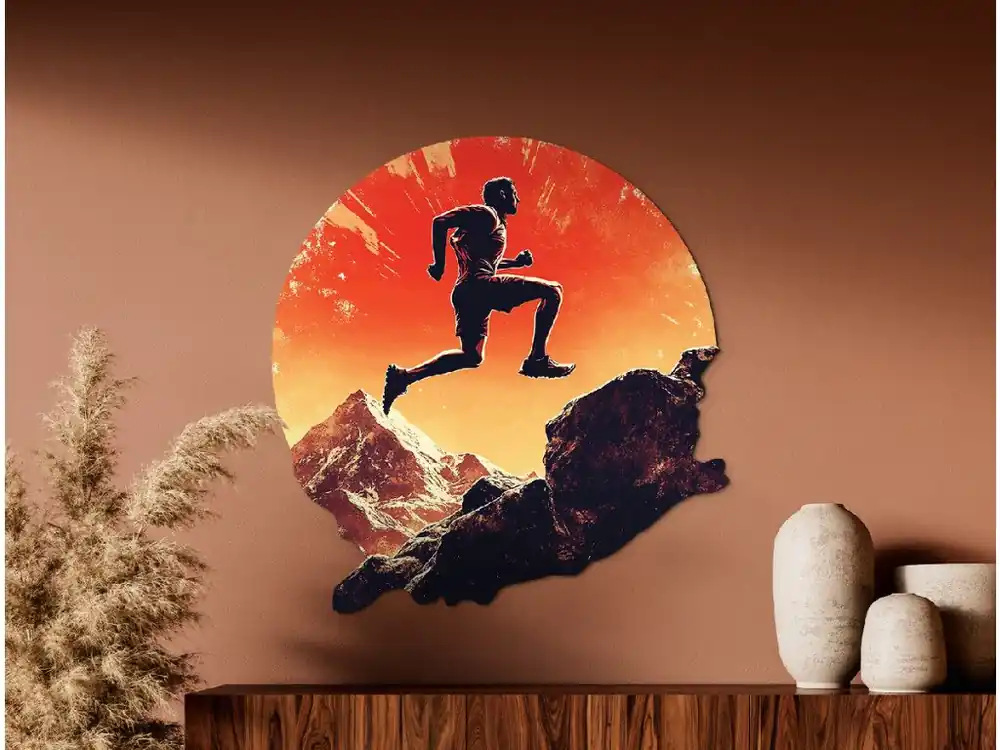 Bild Lauf auf den Felsen Online Kaufen