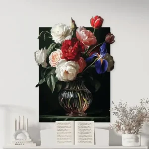 Bild Romantischer Blumenstrauß in einer Vase Solange Der Vorrat Reicht
