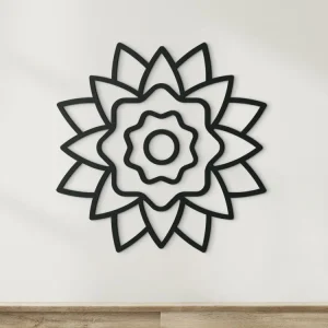 Blumenmandala aus Holz Preis Gesenkt