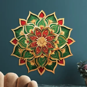 Blumenmandala Grüner Atem Schneller Versand
