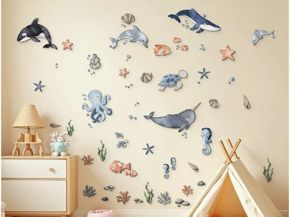 Begrenztes Angebot Deko-Set für Kinder SANFTER OZEAN
