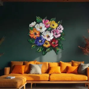 Dekoration Ein Strauß bunter Blumen Gratis Versand