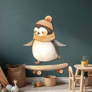 Mega-Angebot Dekoration Skater-Pinguin