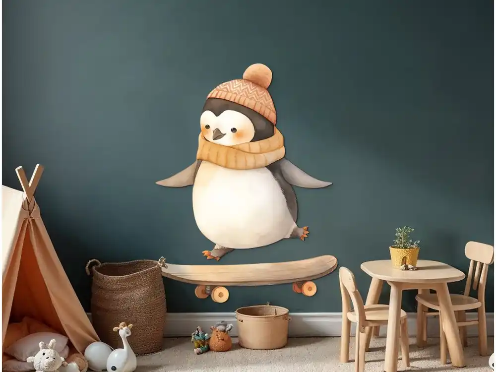 Mega-Angebot Dekoration Skater-Pinguin