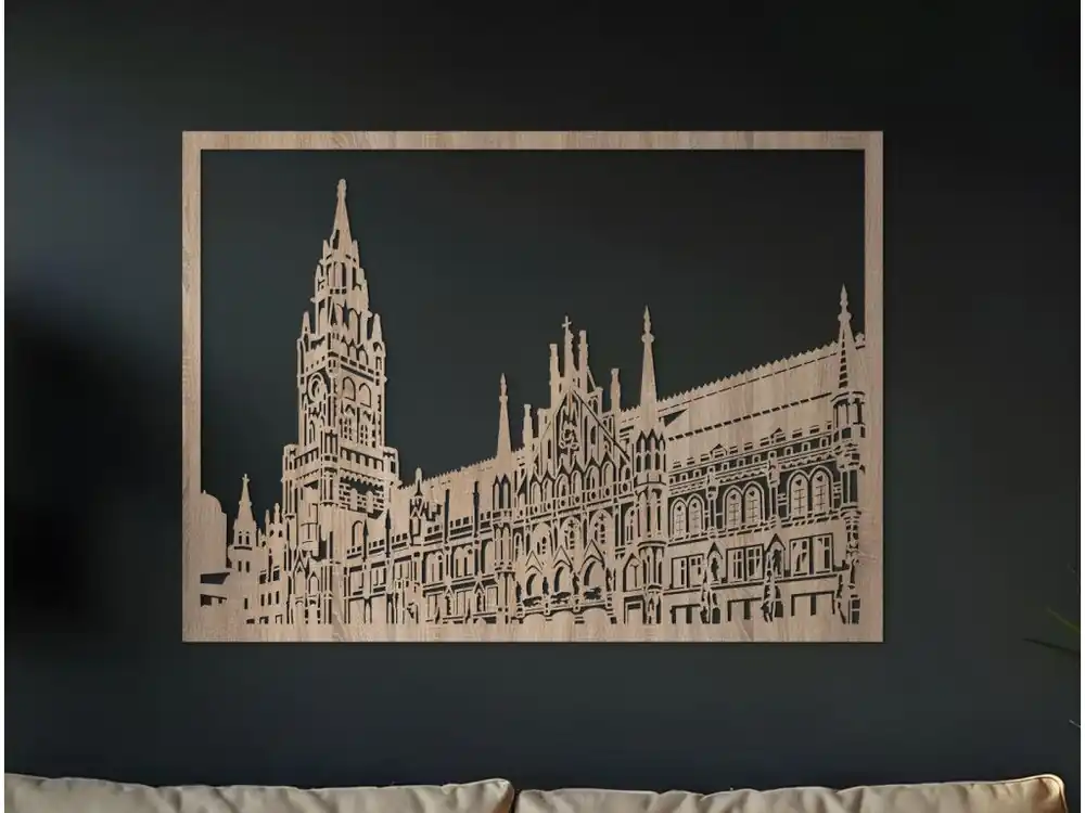Jetzt Kaufen Bild Marienplatz mit dem Neuen Rathaus in München