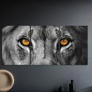 Bestseller Dreiteiliges Bild Blick der Wildnis