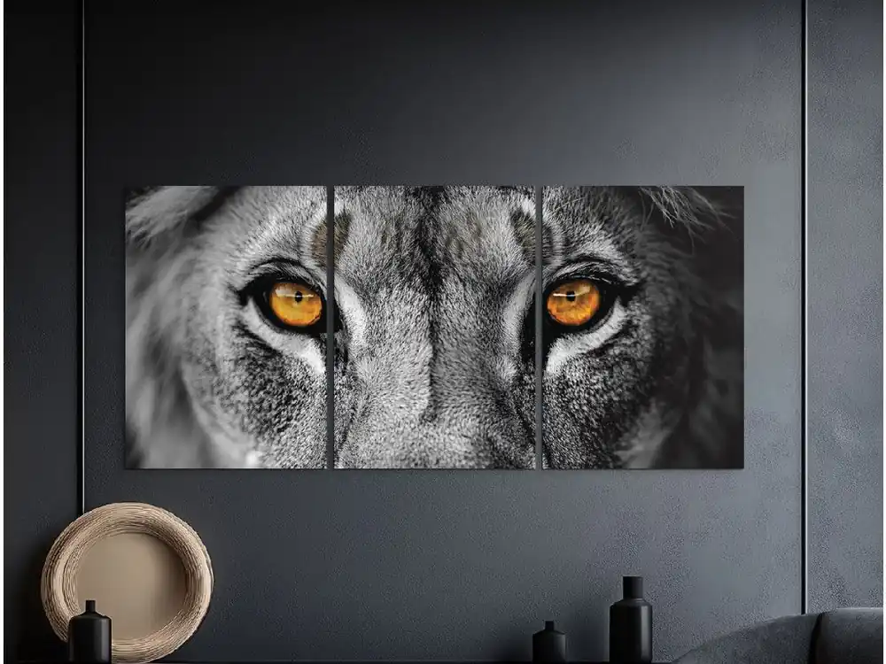 Bestseller Dreiteiliges Bild Blick der Wildnis