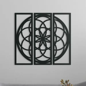 Nur Heute Familienmandala für die Wand