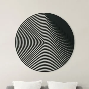 Schneller Versand Holzbild ABSTRAKTER GONG