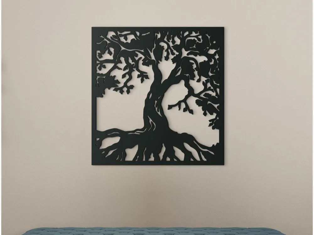 Holzbild BAUM MIT WURZELN Abverkauf