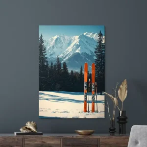 Farbbild Bereit für die Piste Sofort Bestellen