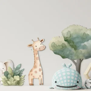 Saisonangebot Farbbilder-Set GIRAFFE UND ELEFANT
