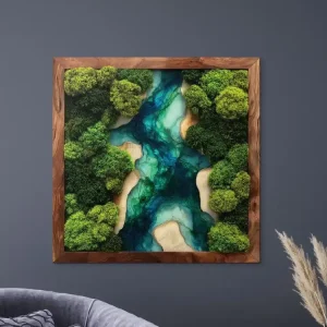 Gedrucktes Moosbild Geschenk des Lebens Neuheit