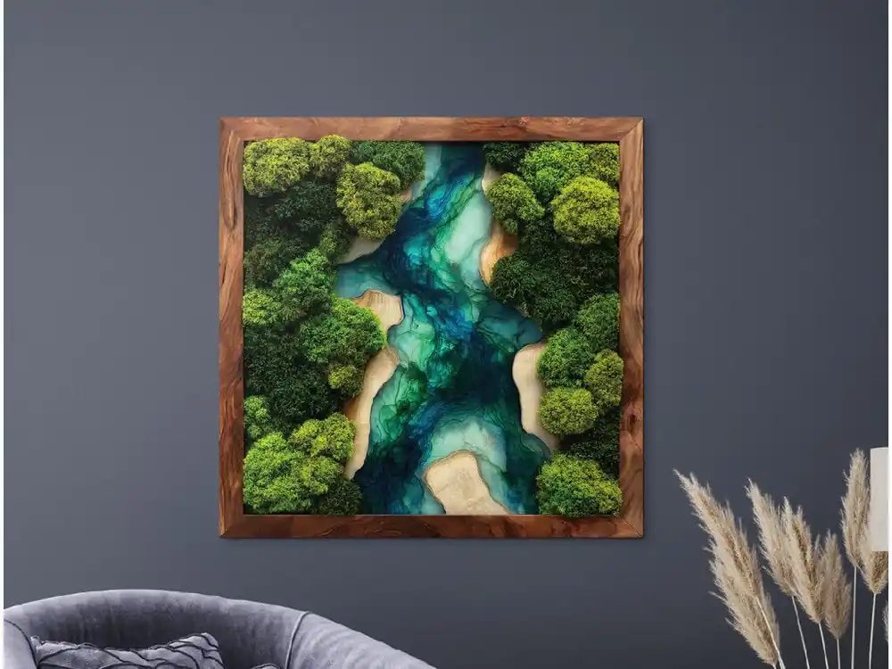Gedrucktes Moosbild Geschenk des Lebens Neuheit