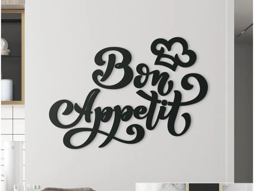 Gratis Versand Holzaufschrift Bon Appetit